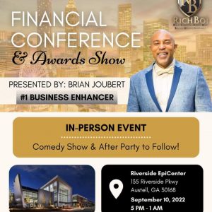 Financial Conference and Award Show Flyer